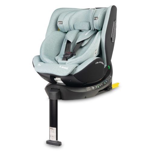 Autosedačka Lumi i-Size 40–150 cm, Isofix,  360°, růstová, od 0m+ do 12 let - zelená