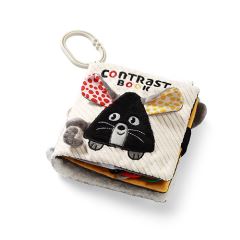 Kontrastní, senzorická textilní knižka Mouse