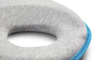 Ergonomický, tvarující polštářek pro miminko BASIC - šedý, tyrkys (560074)