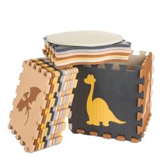 Pěnové puzzle, XXL podložka Dinosauři, 36 dílů, 143 × 143 cm (5)