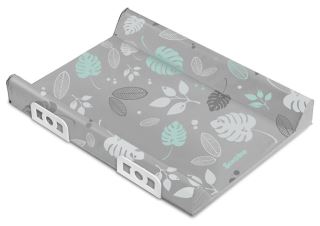 Sensillo Přebalovací podložka Floral šedá Safety System, 70×50 cm