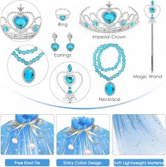 Souprava Pelerína Elsa Frozen se šperky 8ks (3)