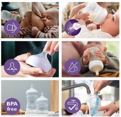 Silikonová savička Natural Response Avent - 3m+, 2 ks (4)