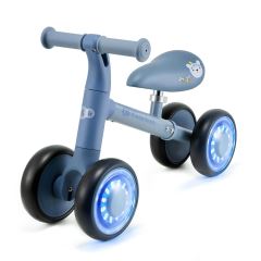 Odrážedlo CUTIE FLASH se světelnými koly RGB – čtyřkolové odrážedlo pro děti od 12m, blue