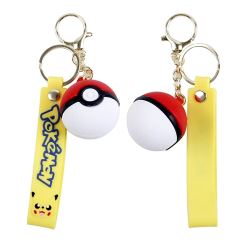 Dětská klíčenka Pokémon Pokébal s poutkem a karabinou (4)