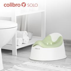 Dětský nočník, ergonomický Solo cool – zelený, bílý (3)