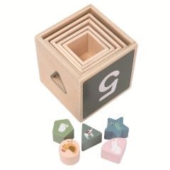 2Kids Toys Skládací věž z kostek Farma (2)