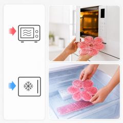 Gelové kompresy na prsa BabyOno Hot & Cold 20×20 cm – sada 2 ks (14)