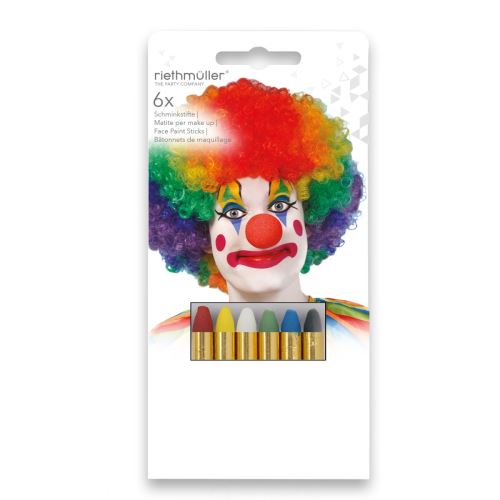 Make-up barvy na obličej - tyčinky 6 ks (501726)