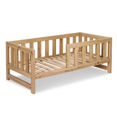 Dětská postel 160x80 AMELIA dub se zábranou