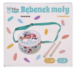 Dětský bubínek s motivem farmy – Adam Toys (2)