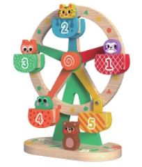 2Kids Toys Dřevěný kolotoč se zvířátky (2)