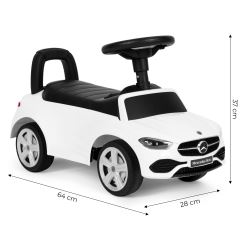 Odrážedlo auto s interaktivním volantem a zvuky bílé (9)