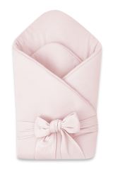 Luxusní zavinovačka SOFT pro miminko 75x75 cm - sv. růžová