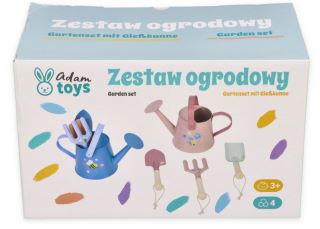 Zahradní set pro děti Adam Toys – 4 ks, modrý, 3+ (2)