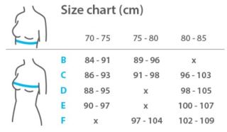 Kojící podprsenka s krajkou, bílá, D80-85 cm (3)