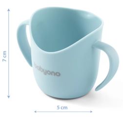 BabyOno Tréninkový hrneček s oušky Flow - růžový (2)