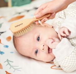 BabyOno Dřevěný kartáč s přírodními štětinami (4)