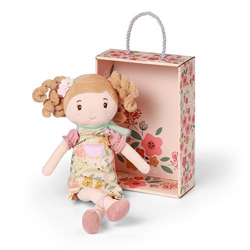 Panenka mazlíček Lucy, květinkové šaty, BabyOno