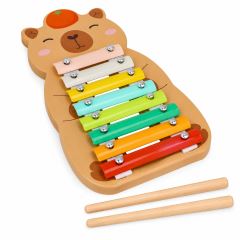 Dřevěné cimbálky Kapybara Adam Toys – dětský hudební nástroj se 8 tóny, 18m+