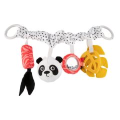 Senzorická závěsná hračka BabiesBoo na kočárek a autosedačku Panda