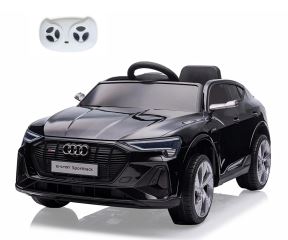 Elektrické autíčko Audi E-Tron Sportback 12V s dálkovým ovládáním a LED, černé (2)