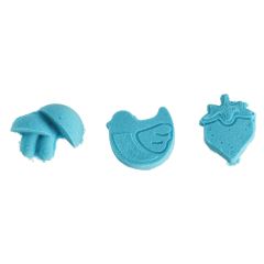 Kinetický písek pro děti 1 kg, modrý (2)