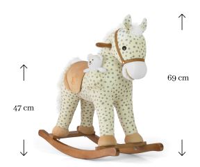 Houpací kůň Pony Gray Dot – Milly Mally (1)