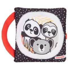Senzorická knížka pro miminko BabiesBoo panda s maskotem