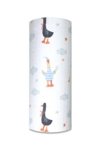 Tetrová plenka 70×80 cm Basic, 100% bavlna, Husičky - 1ks