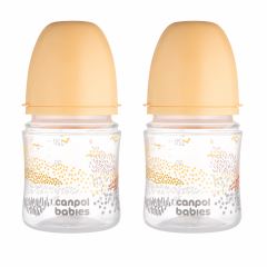 Canpol Babies Antikoliková lahvička EasyStart Mountains 120 ml 0m+ – 2 ks