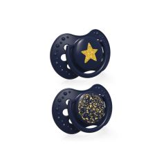 Dudlík LOVI Stardust dynamický 0-3m, 2 ks, modrý