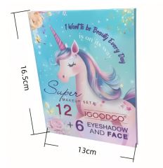 Dětská kosmetická paleta Glitter Unicorn se zrcátkem (7)