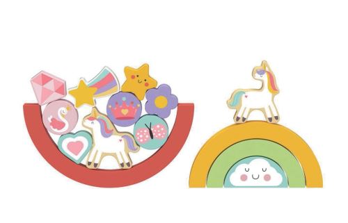 Balanční puzzle Unicorn 2 v 1
