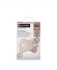 Dudlík, šidítko Motýlek 0-6m - růžové (582518)