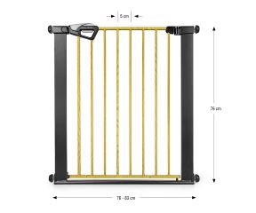 Bezpečnostní zábrana GUARDY 76–83 cm – dětská zábrana na schody a dveře (4)
