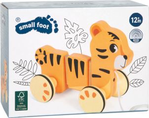 small foot Dřevěná tahací hračka Tygr (4)