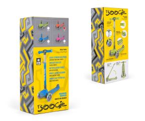 Dětská tříkolová koloběžka BOOGIE Scooter LED - zelená (3)