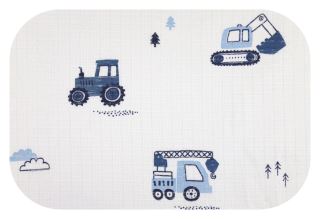 Tetrová plenka 70×80 cm Basic, 100% bavlna, Nákladní auta - 1 ks (1)