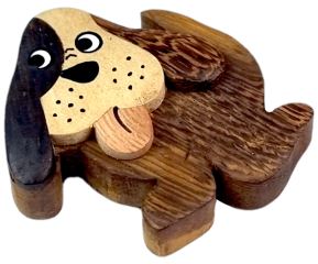 2Kids Toys Dřevěná magnetka velká Pes (2)