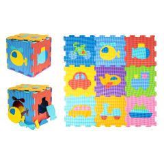 Pěnová hrací podložka puzzle Smily Play – barevná pěnová puzzle - doprava