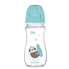 Antikoliková lahvička se širokým hrdlem Canpol Babies Easy Start - 300 ml - modrá