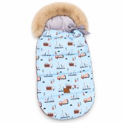 Dětský fusak maxi PREMIUM Stroje, modrý - 110 x 50 cm, Baby Nellys