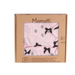 Mamatti Látková plenka EKO sada - kalhotky + 2 x plenka, vel. 3 - 8 kg, Bow (1)