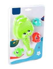 Sada do koupele Krokodýl, síťka + 3 zvířátka, , zelená (2)