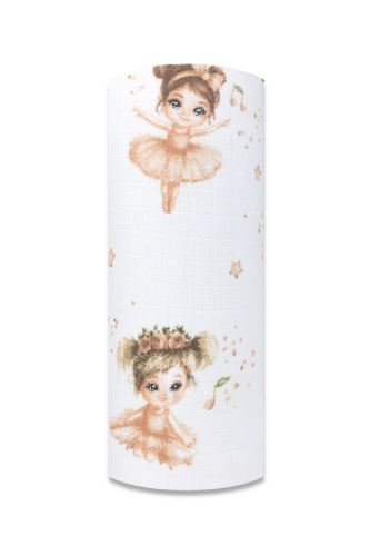 Tetrová plenka 70×80 cm Basic, 100% bavlna,  Baletka béžová - 1ks