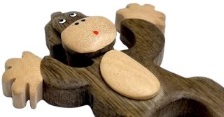 2Kids Toys Dřevěná magnetka velká Opice (1)