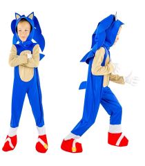 Dětský kostým Sonic s maskou a rukavicemi 104-110 S (530641)