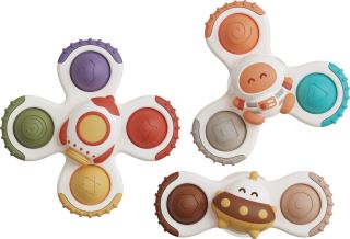 Kosmické trio senzorických spinnerů – Pastel