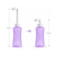 Poporodní lahvička na intimní hygienu s tryskou 340 ml, fialová (11)